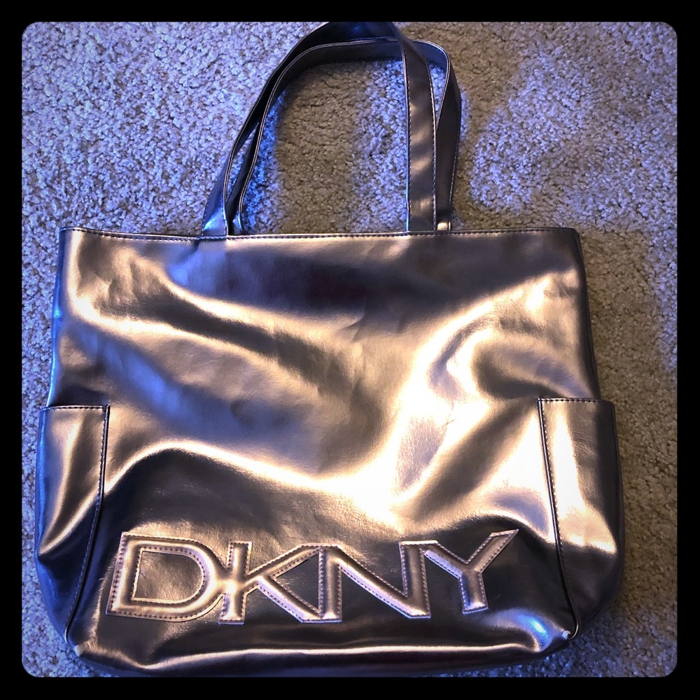 DKNY Metallic Tote
